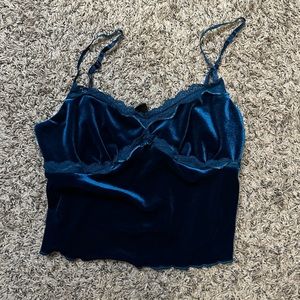 SHEIN Velvet Tank Top